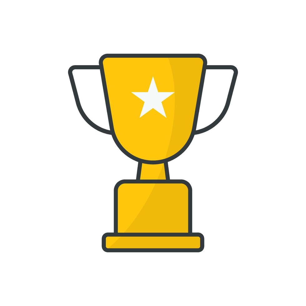 Trophy icon vector design templates simple and modern