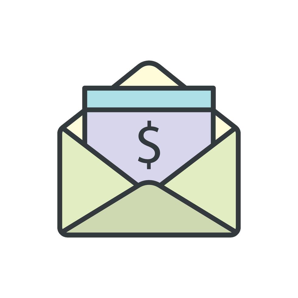 Salary icon vector design templates simple and modern concept