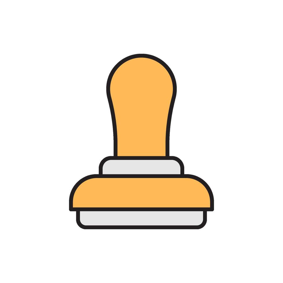 Rubber Stamp icon vector design templates simple and modern