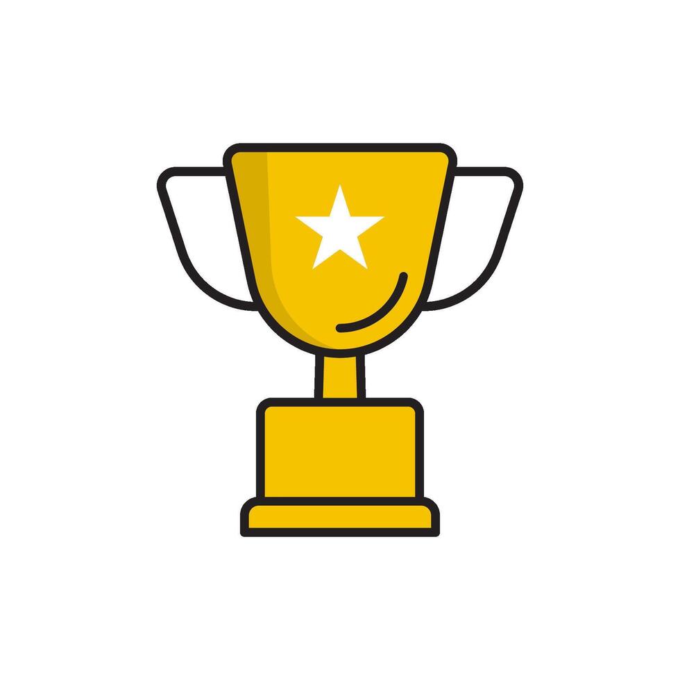 Trophy icon vector design templates simple and modern