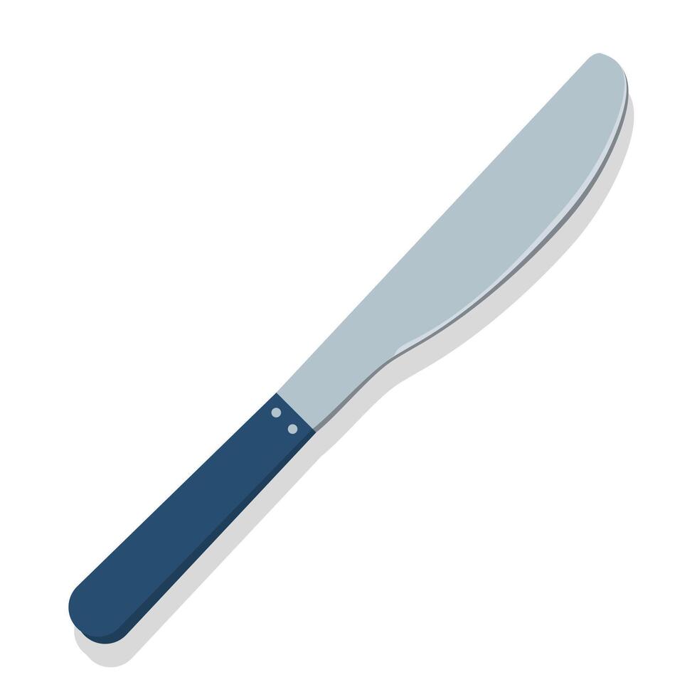 cocina utensilio mantequilla cuchillo dibujos animados ilustración vector