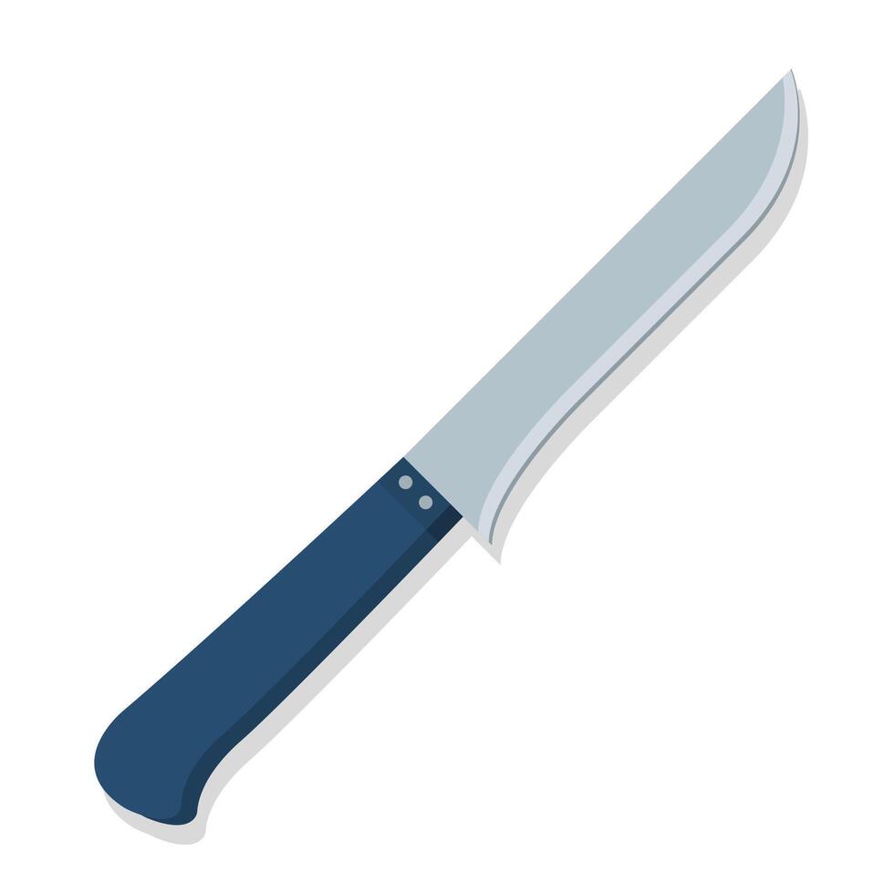 Kitchen utensil fruit knife cartoon illustration vector