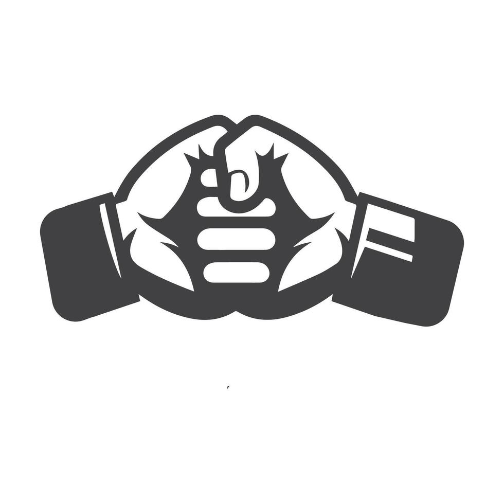 fist bump and hand illustration. freedom concept. vector fist icon. Vector fist power. Isolated background.