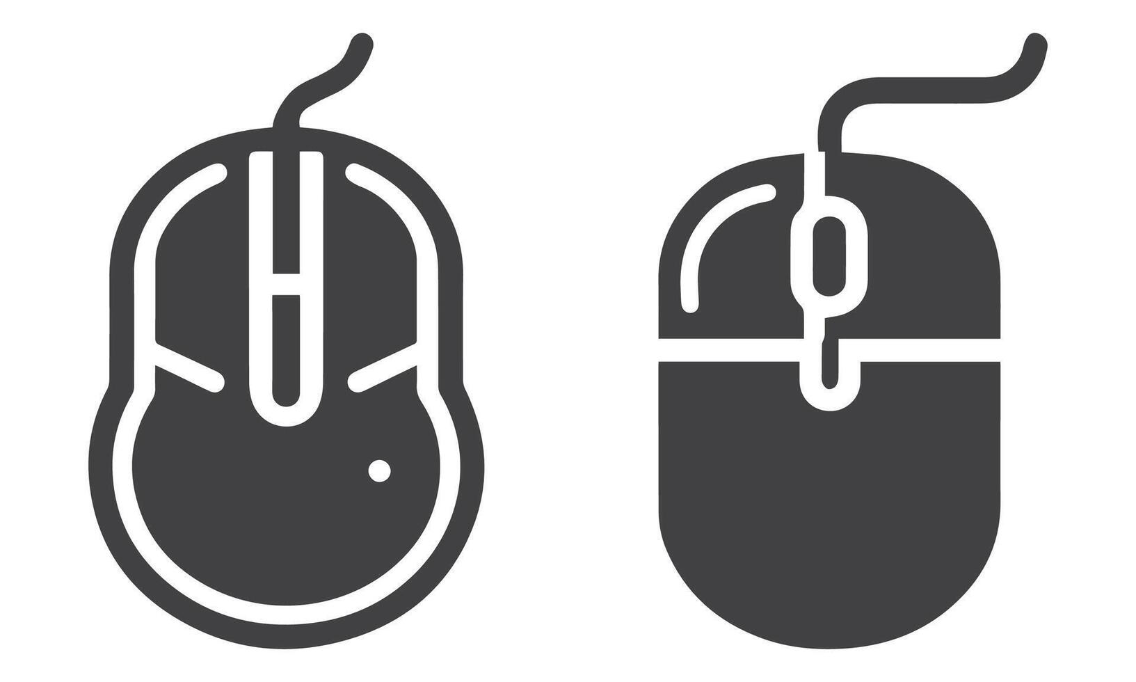 Computer mouse Vector. Computer mouse icons or logo isolated sign symbols. computer mouse isolated on white vector