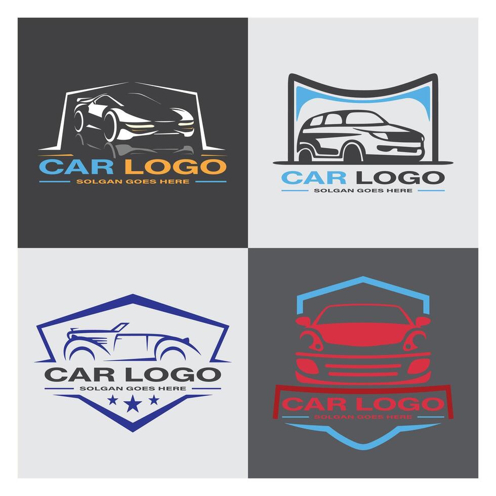 conjunto de doce coche iconos automotor coche cuidado logo modelo. coche logotipos, coche iconos, coche servicio, vector coche garaje señales, Deportes coche