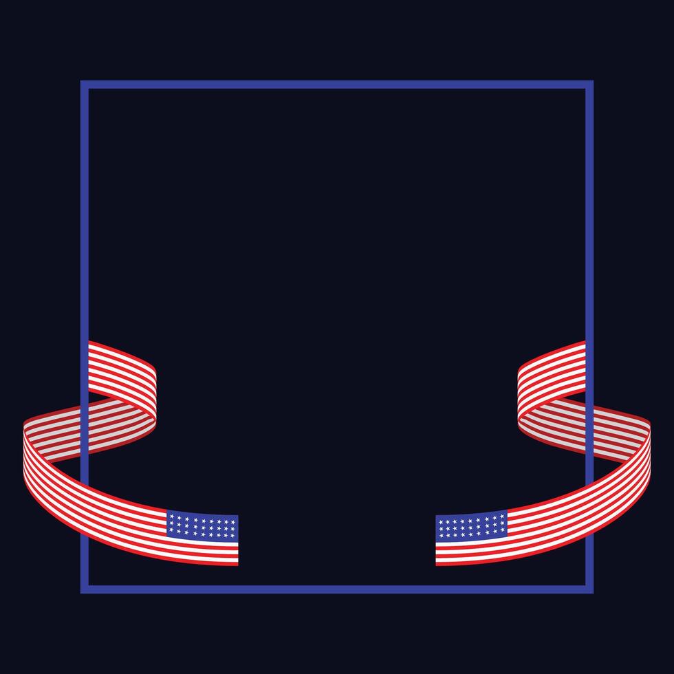 D-Day element frame design template vector