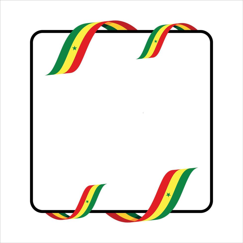 Senegal Element Independence Day Illustration Design Vector