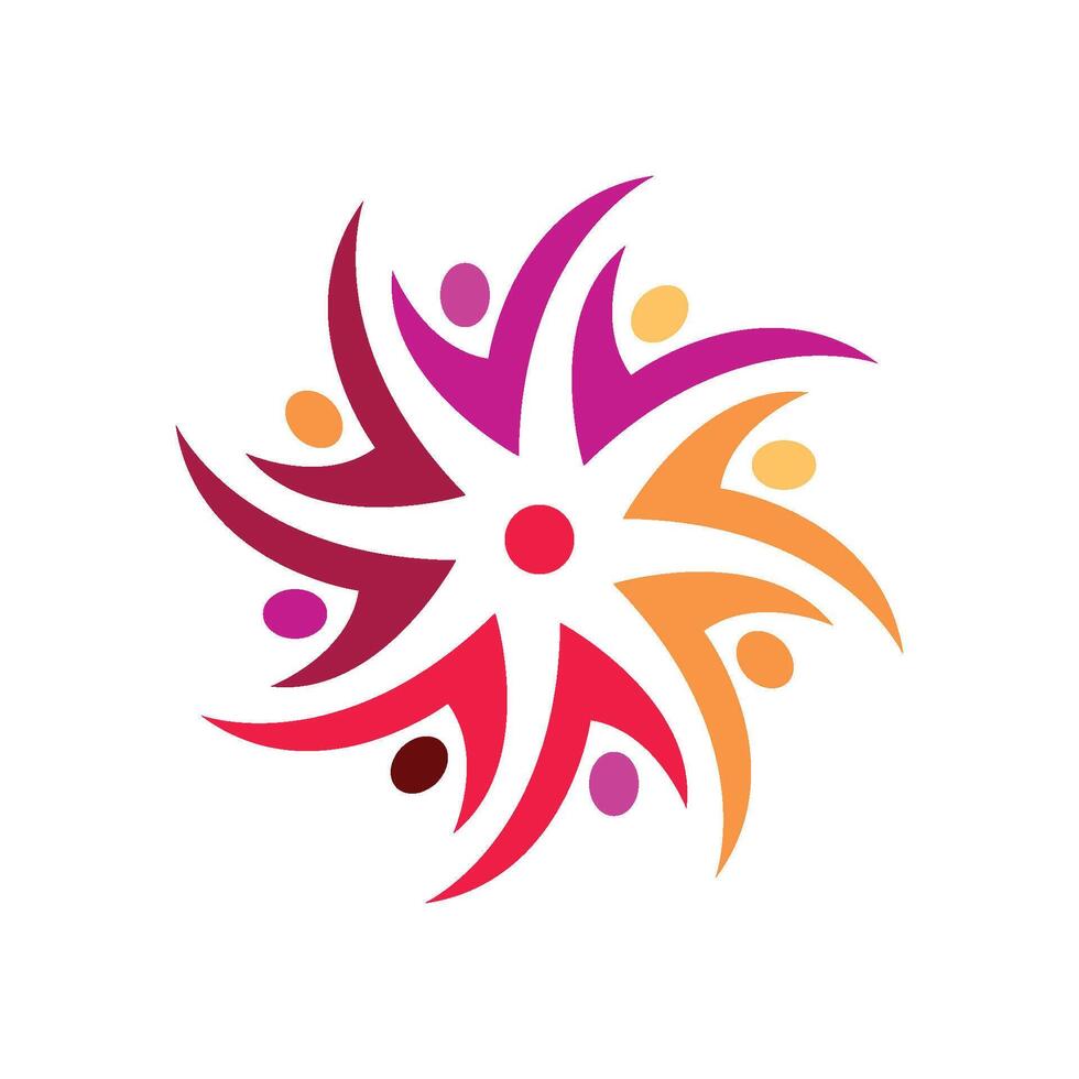 Community logo design vector