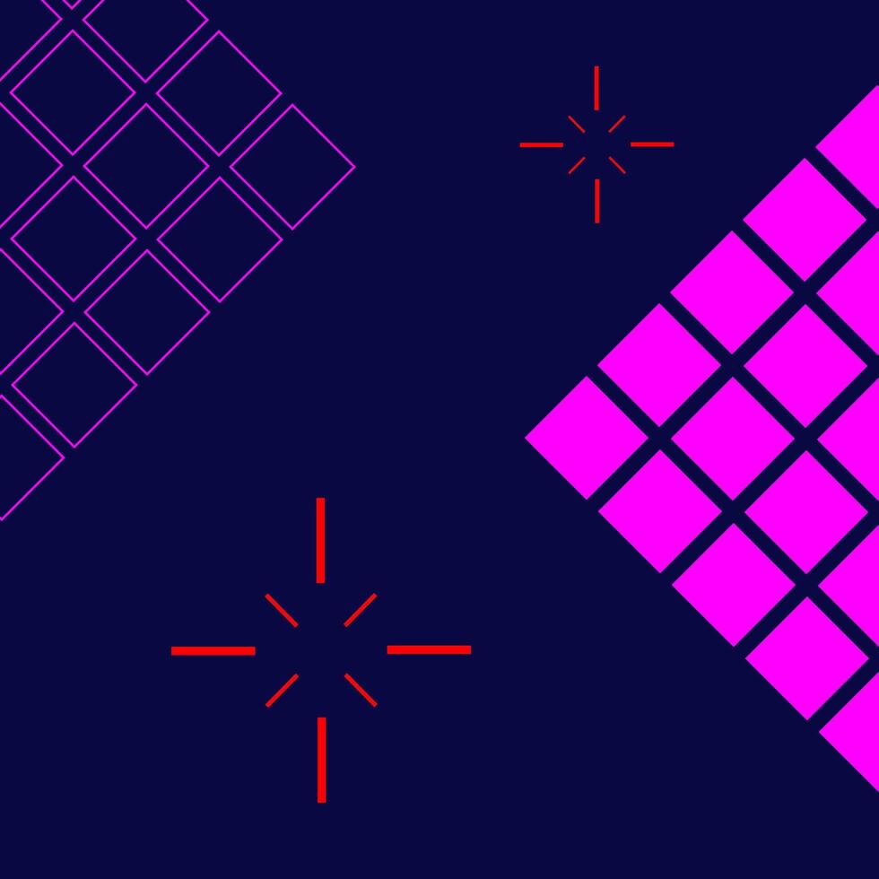 neón resumen geométrico paisaje antecedentes modelo vector