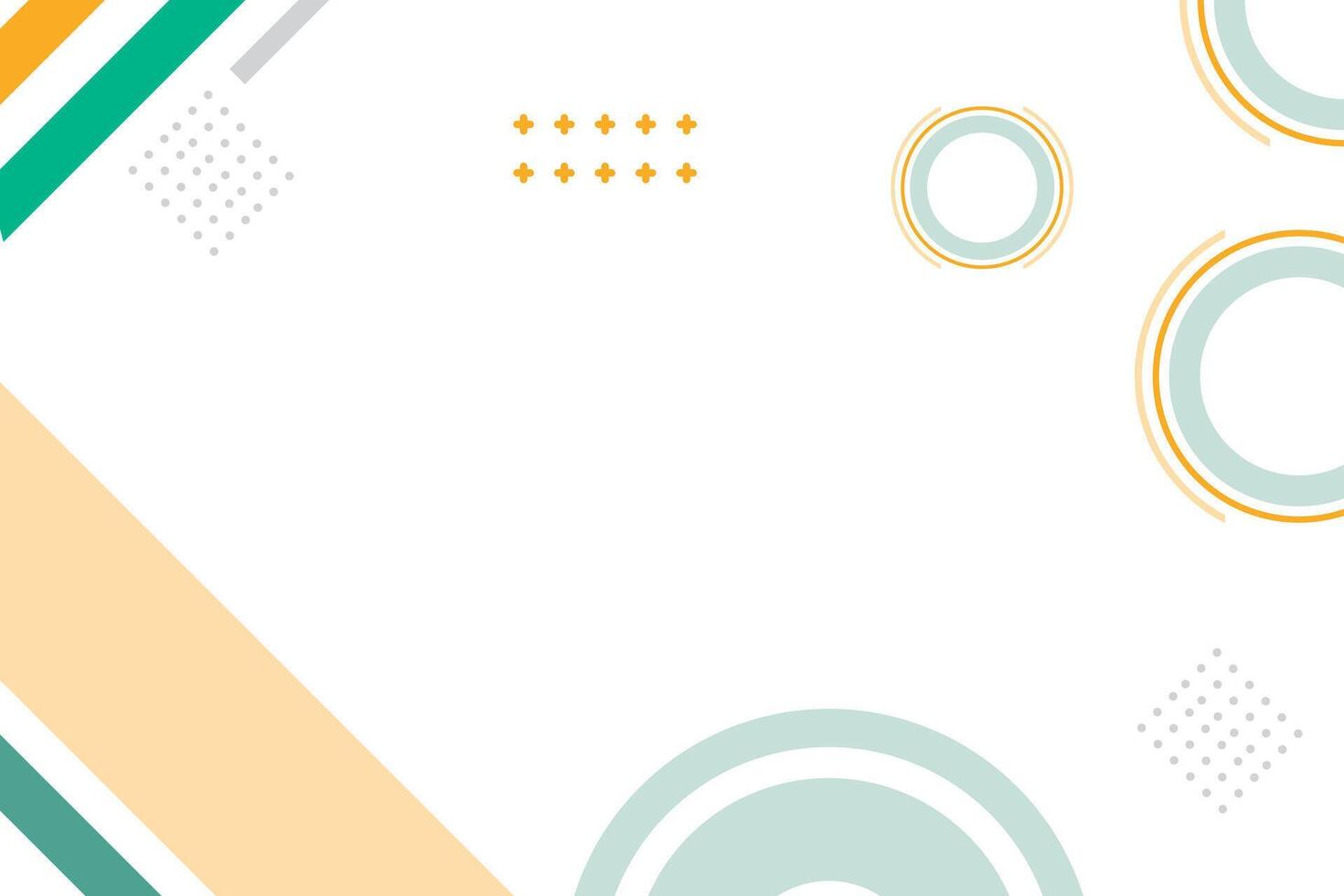 Abstract memphis geometric shape background vector
