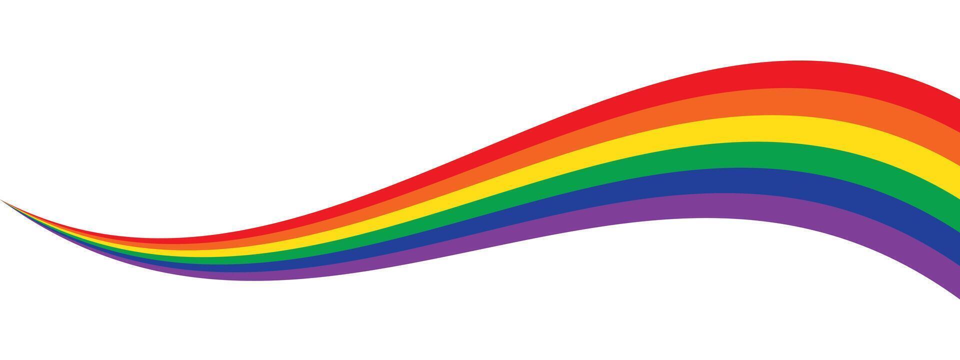 Rainbow colored background. LGBTQI, pride month concept. vector