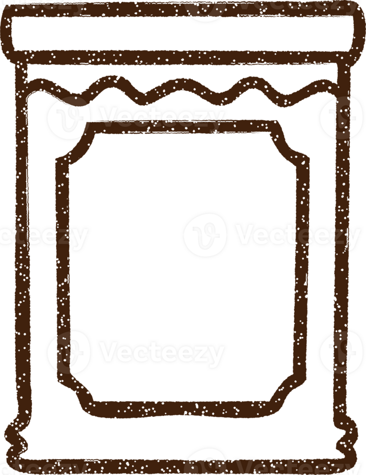 marmellata disegno a carboncino png