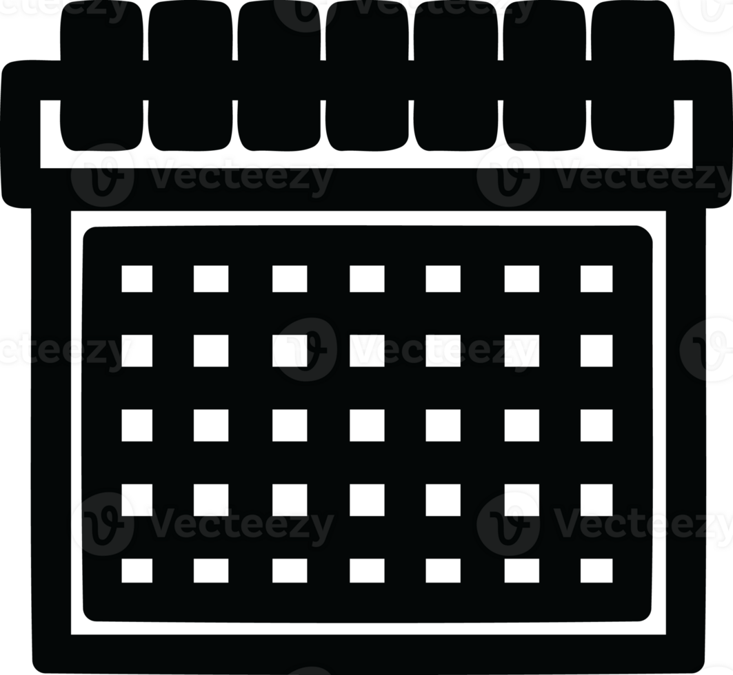 monthly calendar icon symbol png