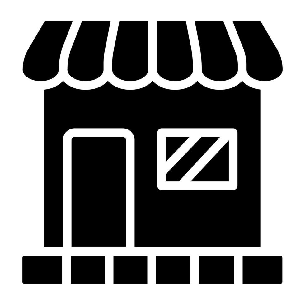 A unique design vector of shop architecture, outlet icon