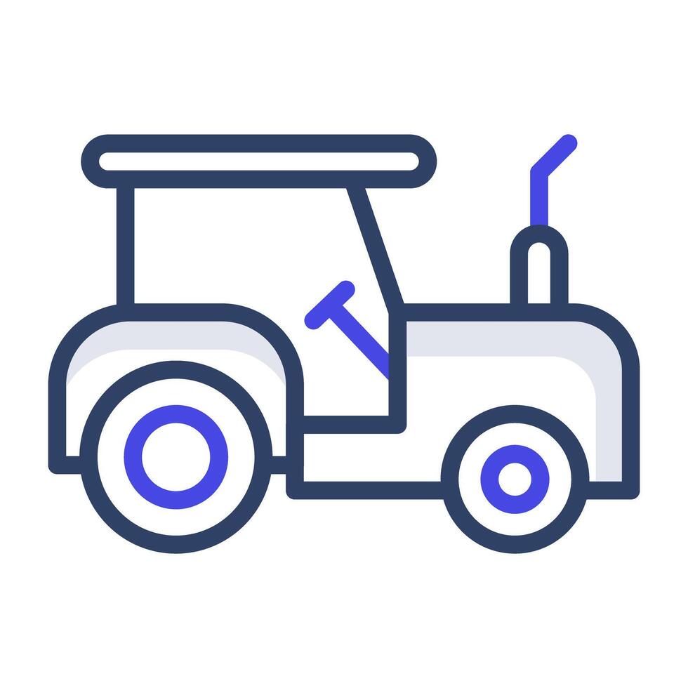 A unique design vector of agronomy vehicle, land tractor