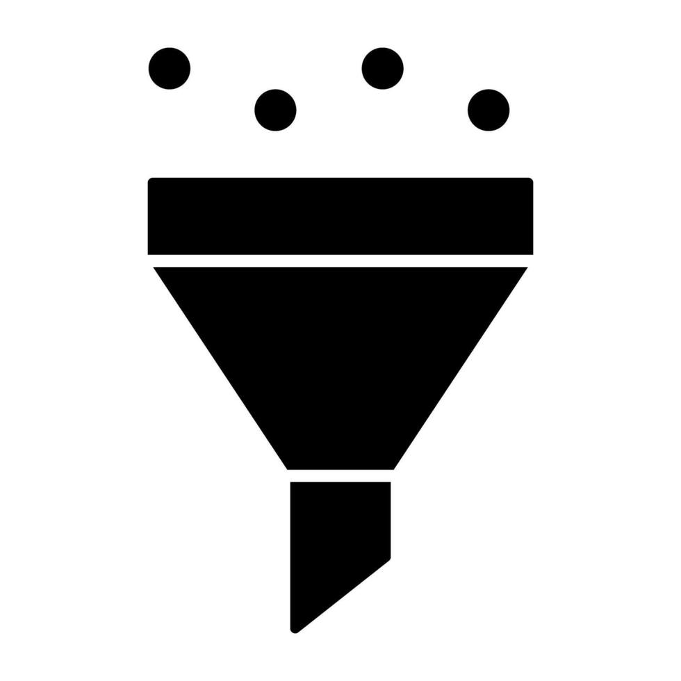 A linear design, icon of data funnel 40198573 Vector Art at Vecteezy