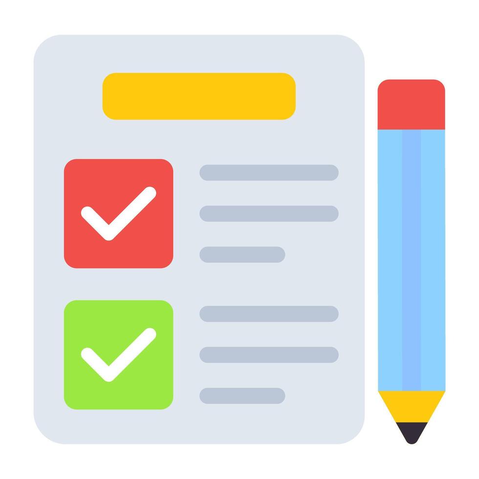 A colorful design vector of checklist