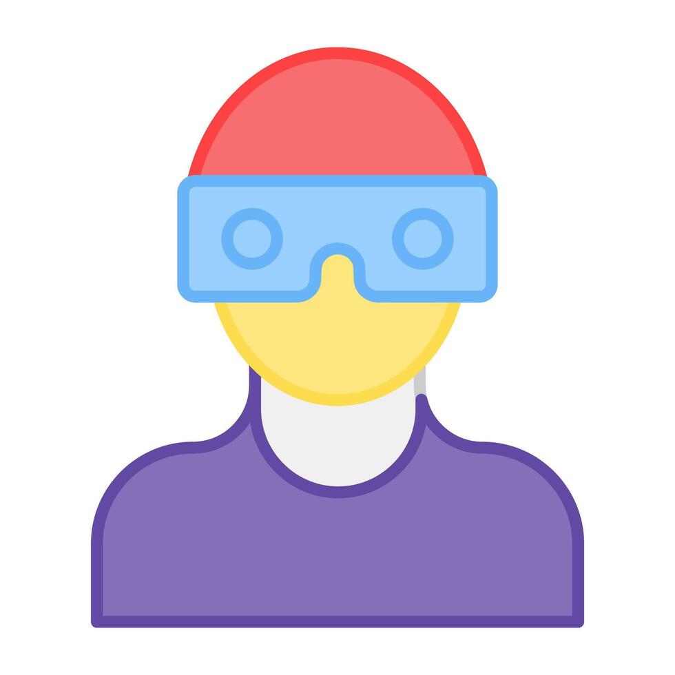 A unique design icon of vr goggles vector