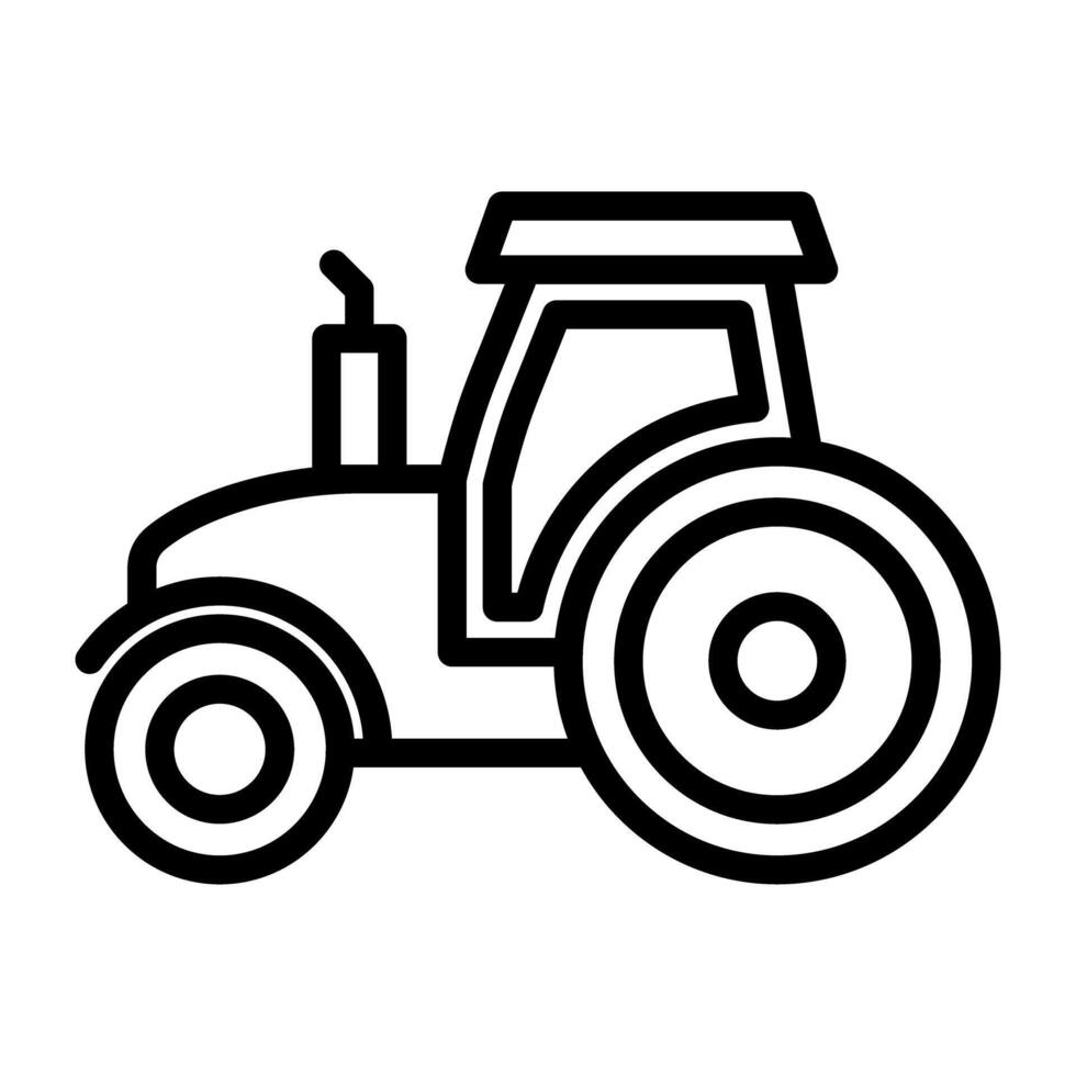 A unique design vector of agronomy vehicle, tractor