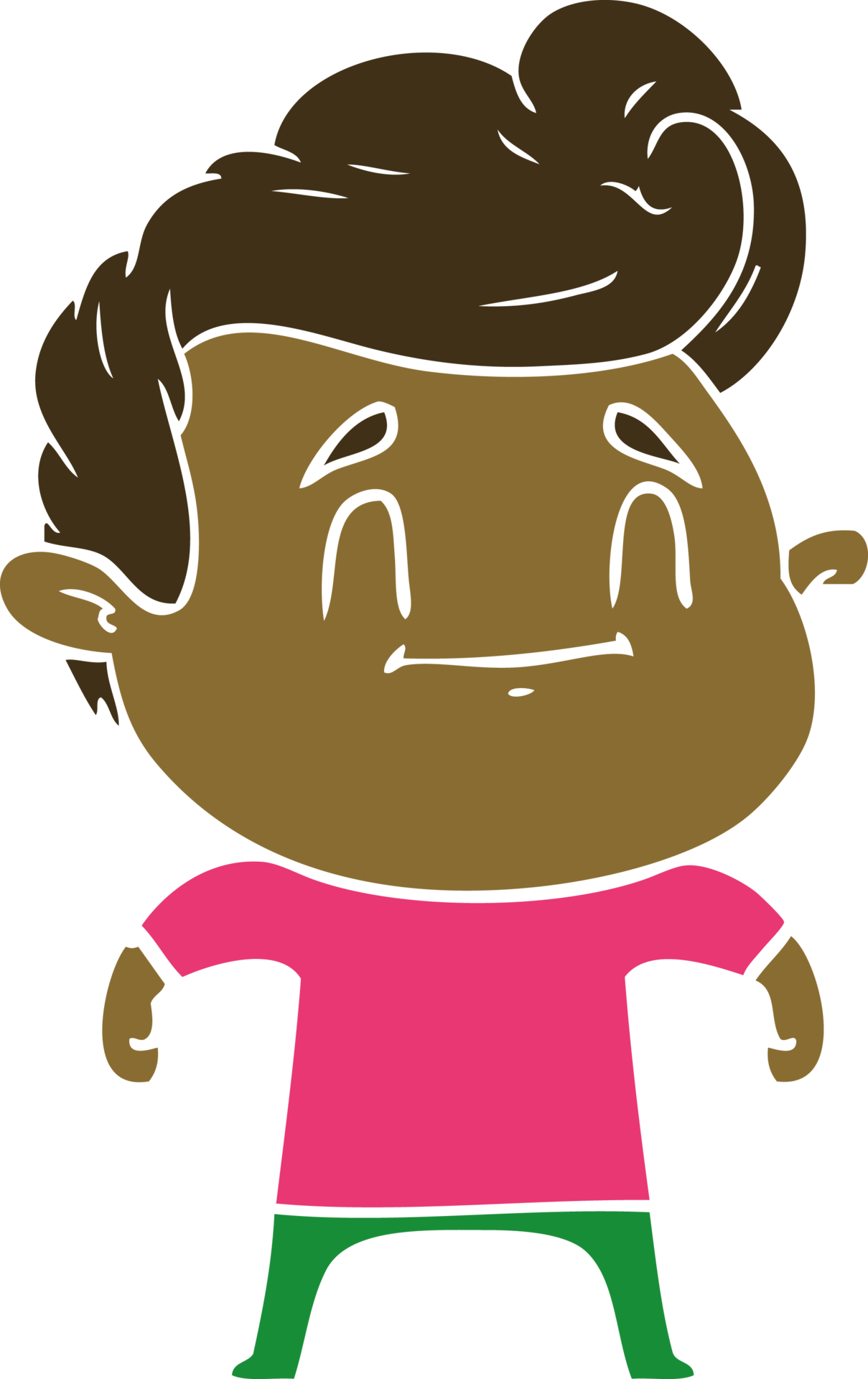Happy Flat Color Style Cartoon Man 40200387 Png Happy Flat Color Style Cartoon Man 40200387 Png