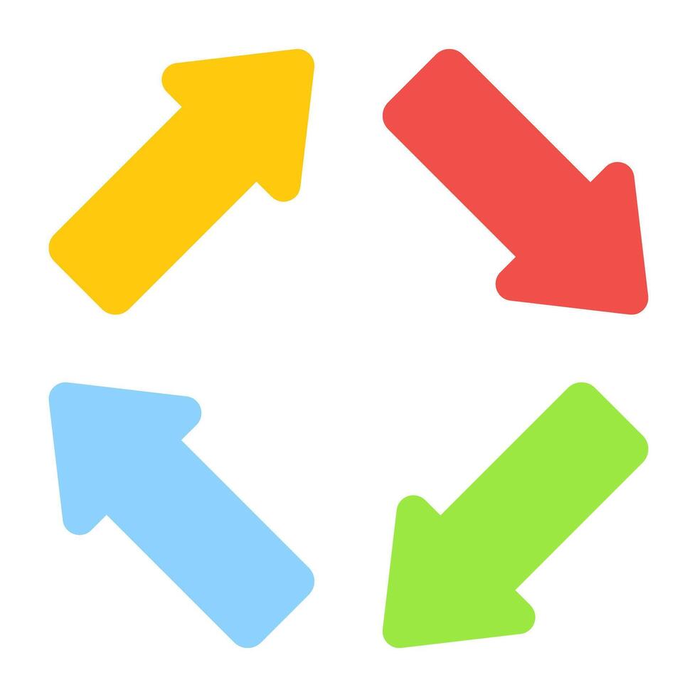 Editable design vector of circular arrows