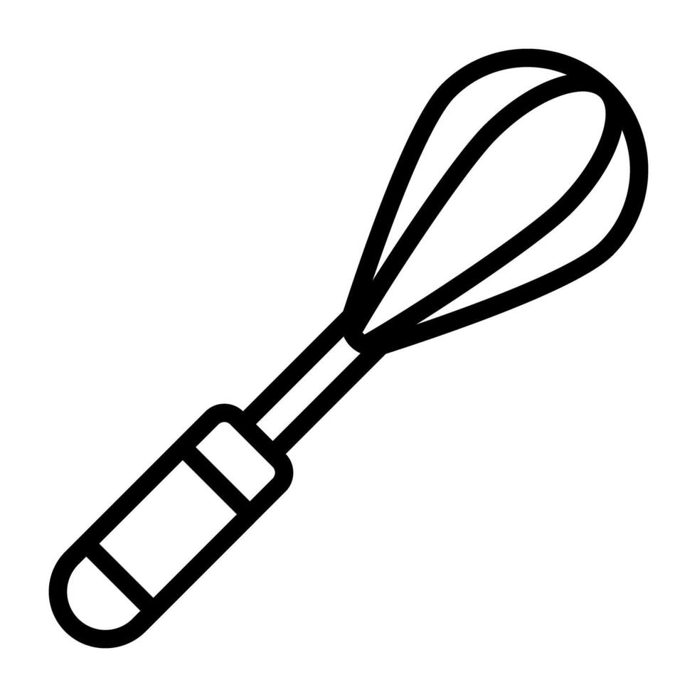 A outline design, icon of egg beater vector