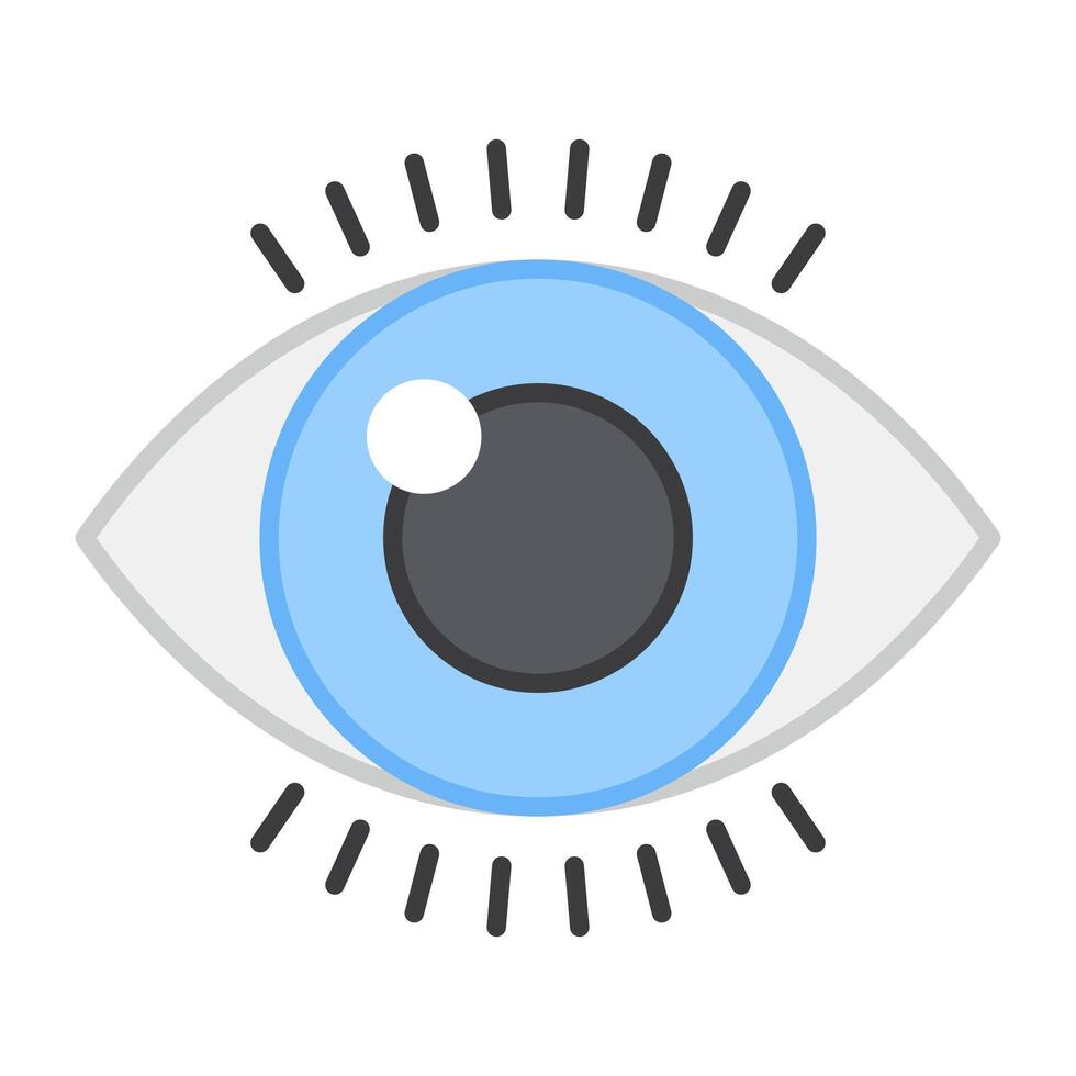 Vision icon in unique design vector