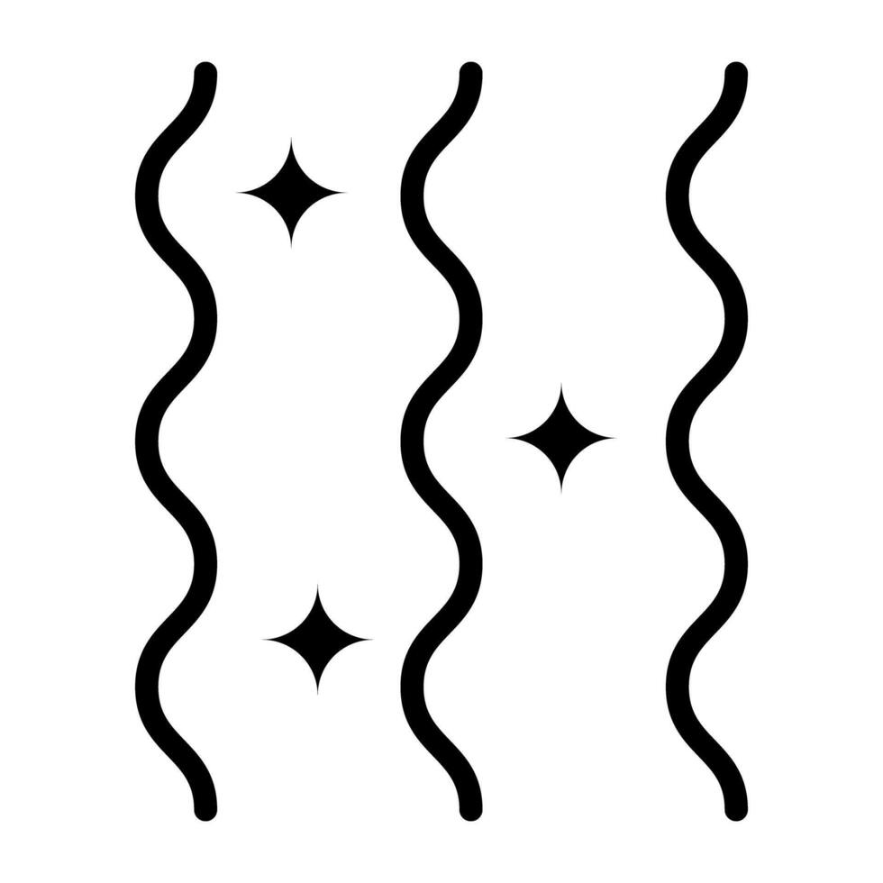Trendy vector design of streamers decoration