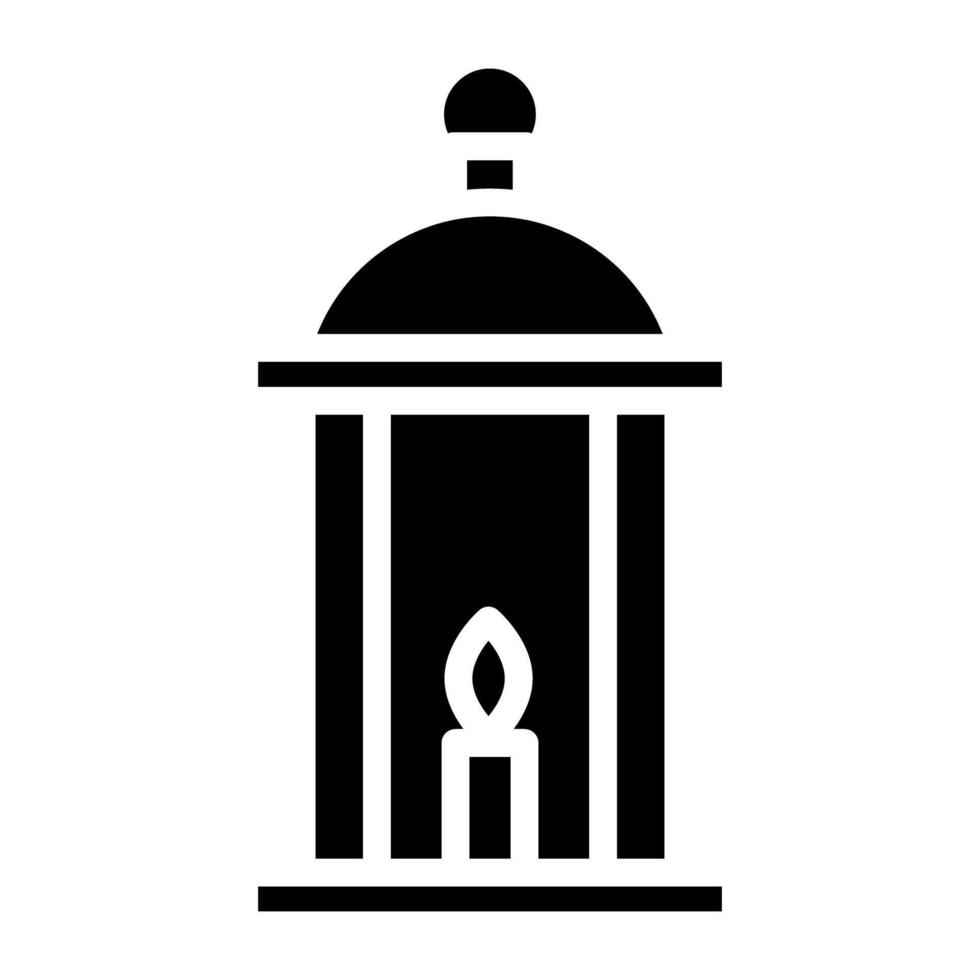 A creative design icon of lantern, vintage portable lamp vector