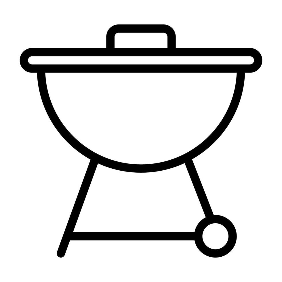 Vector design of bbq grill icon