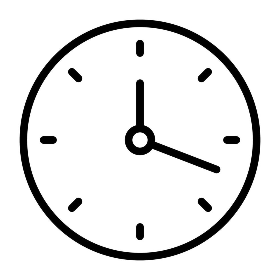 A unique design vector of wall clock