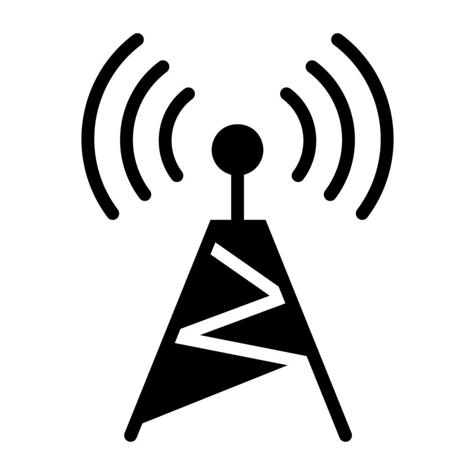 A unique design vector of wifi tower