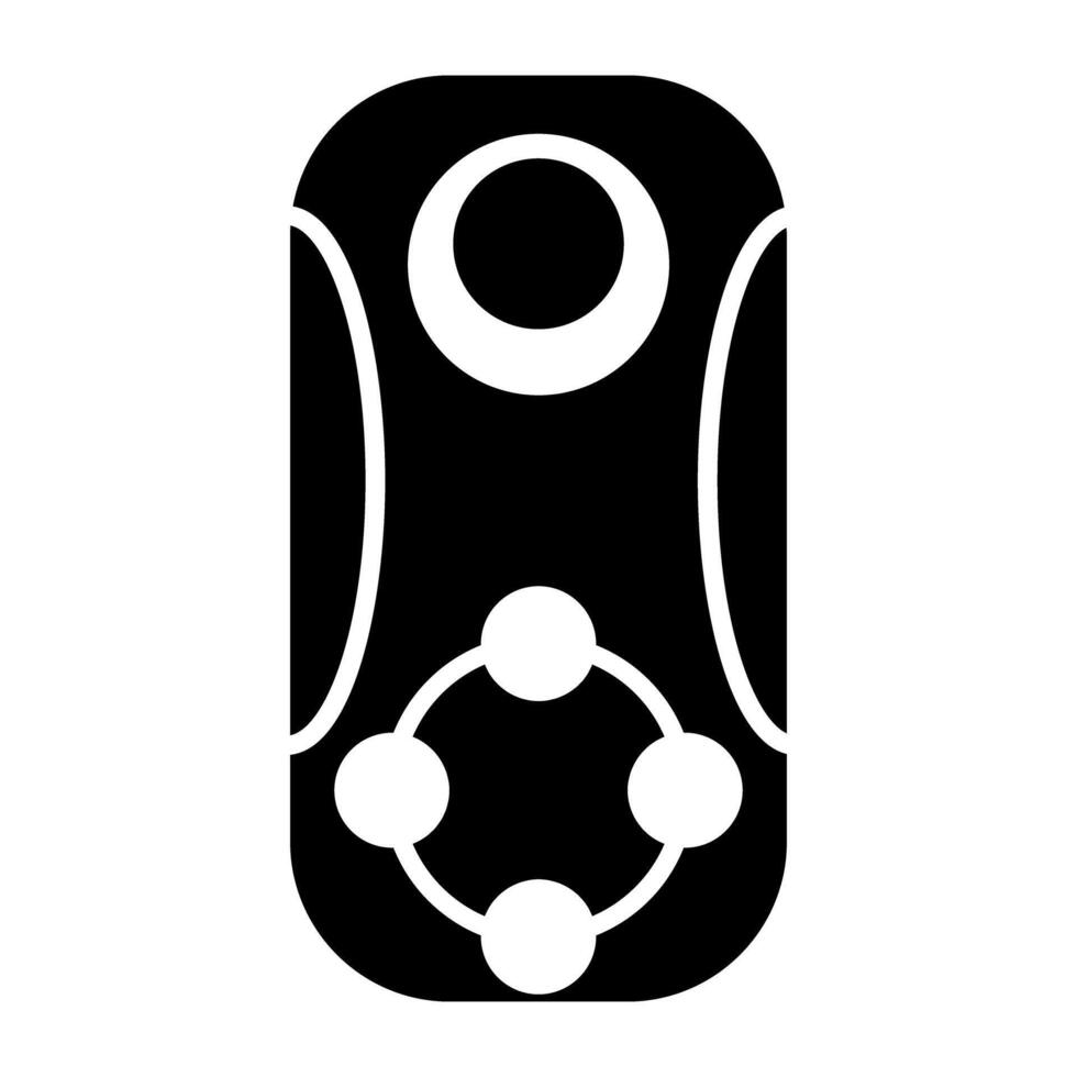 creativamente diseño icono de joypad vector