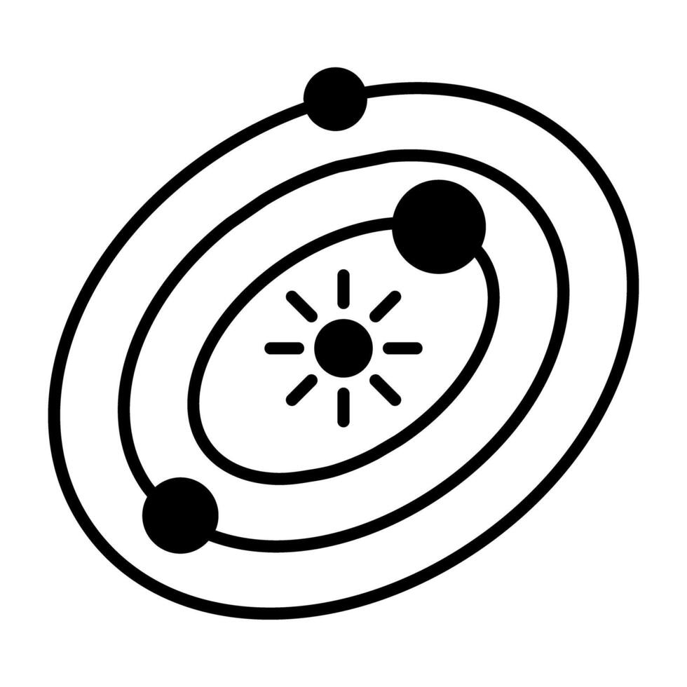 A premium download vector of solar system