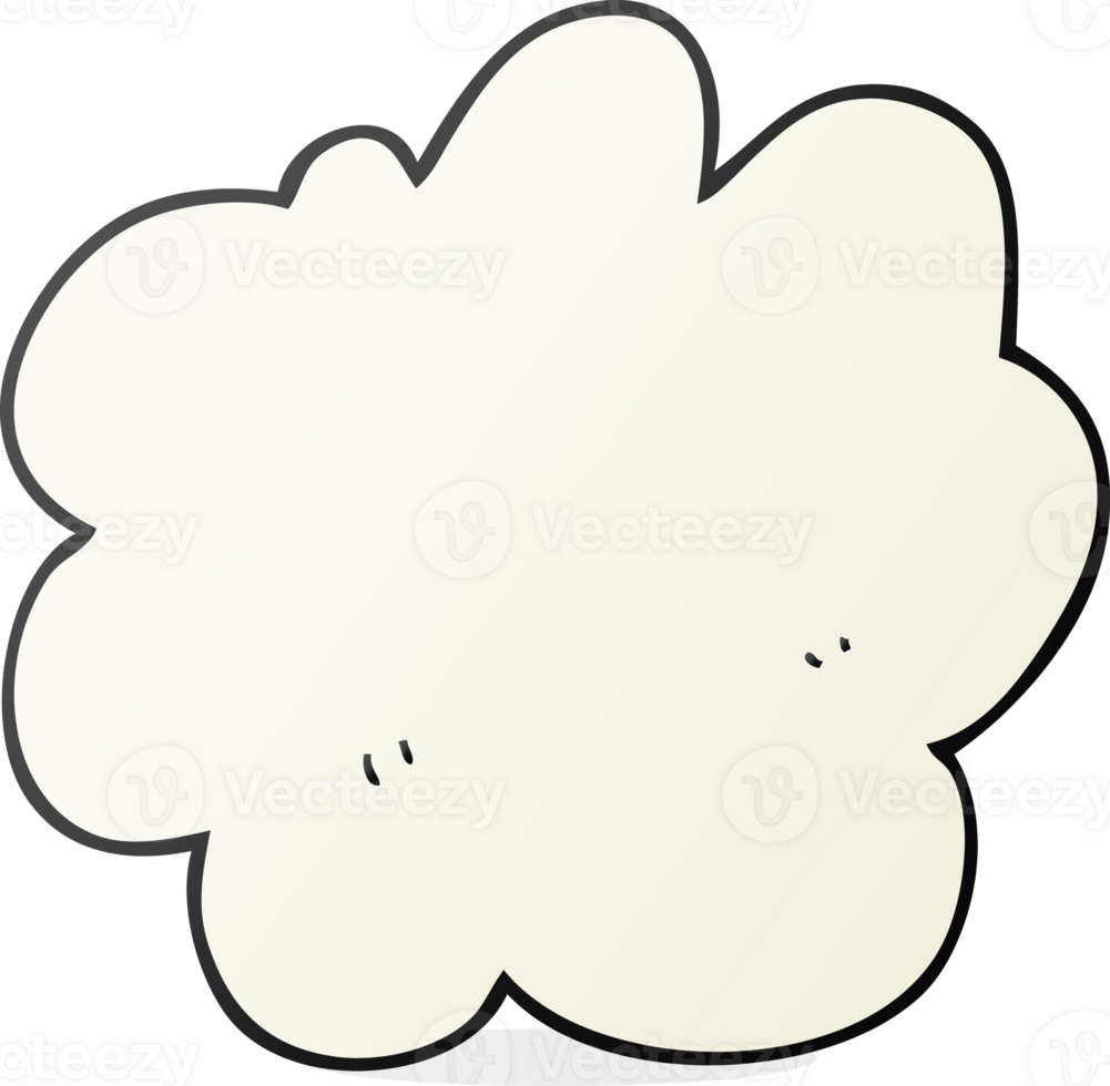 hand drawn cartoon decorative cloud element png