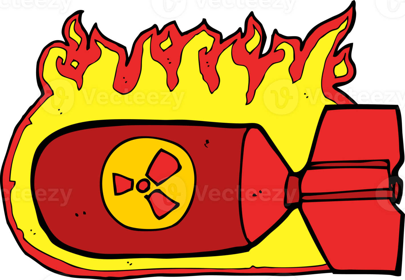 cartoon nuclear bomb png