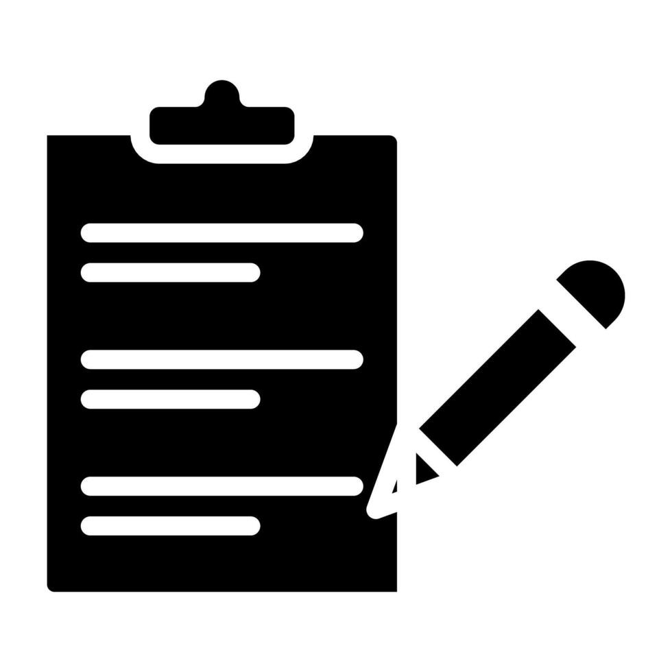 A unique design vector agenda list icon