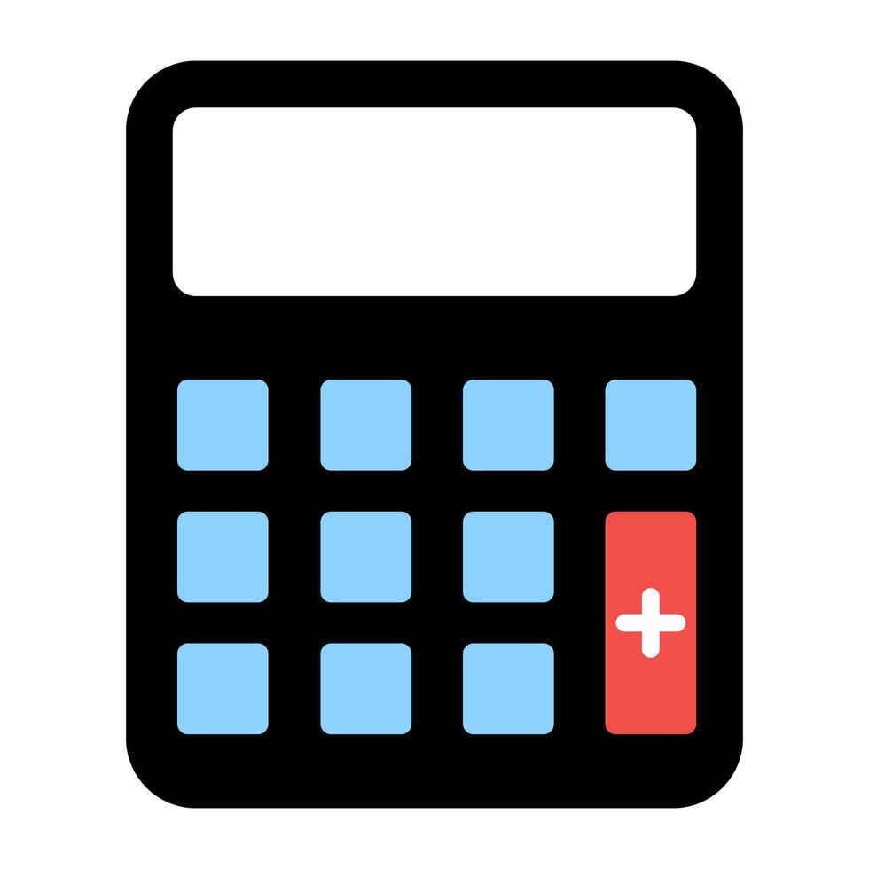 Modern style vector of calculator icon