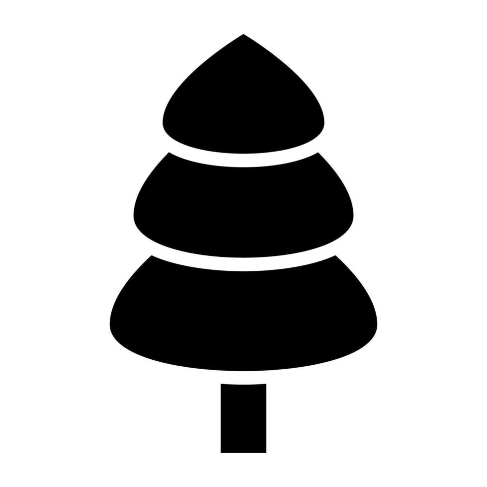 Modern style vector of conifer