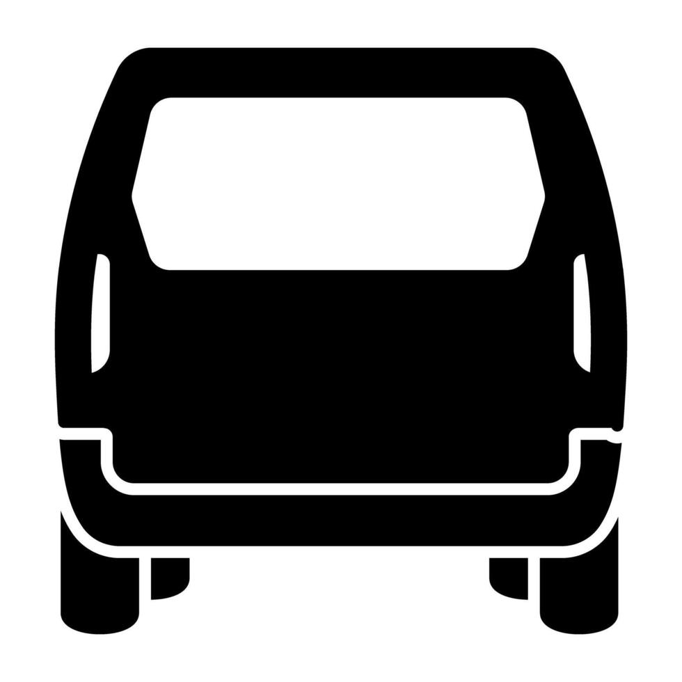 Hatchback, solid design of private transport vector