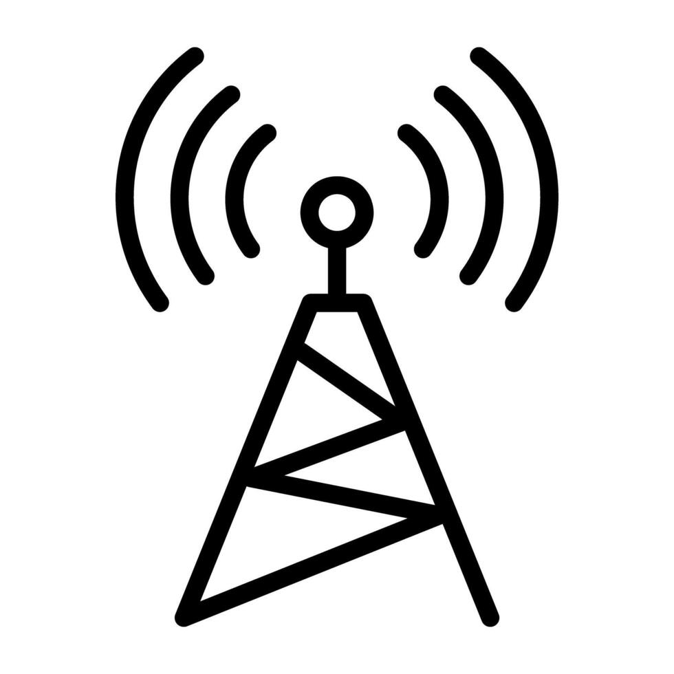 A unique design vector of wifi tower