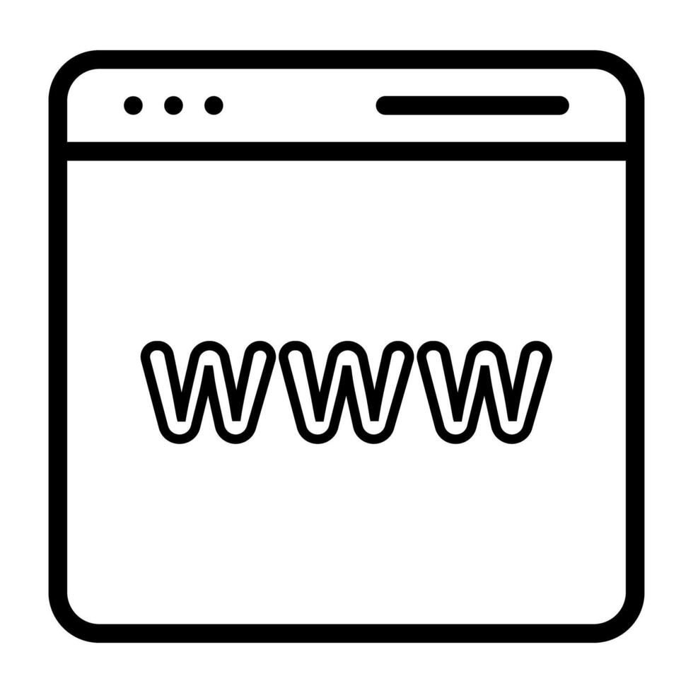 Linear vector design of world wide web
