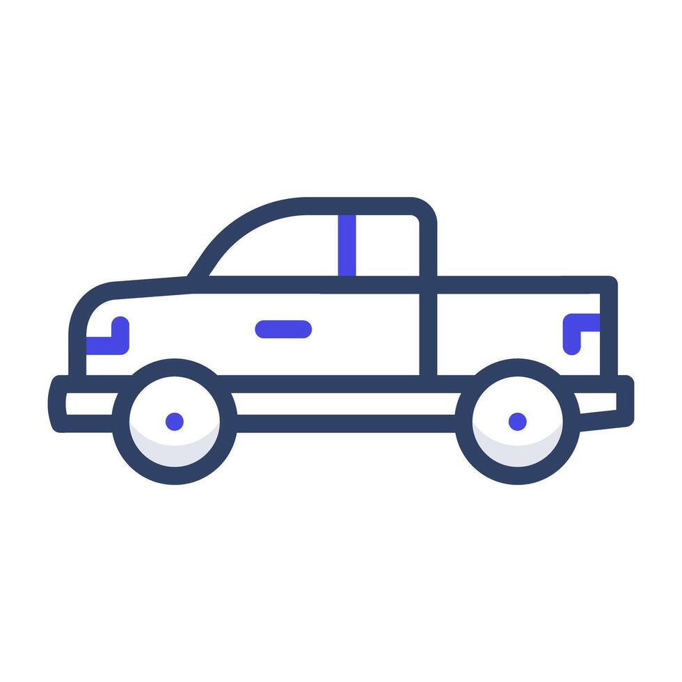 Vector design of pickup truck, editable icon