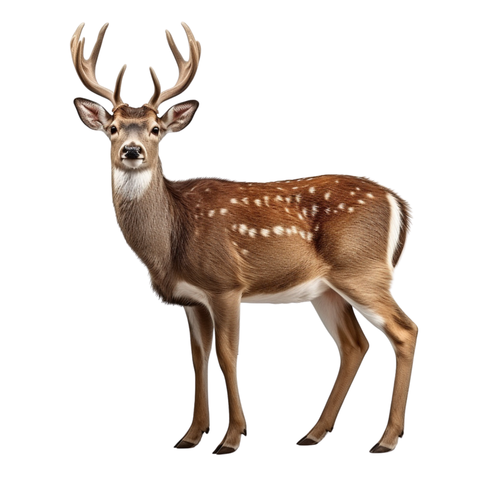 AI generated Deer clip art png