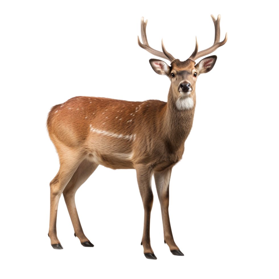 AI generated Deer clip art png