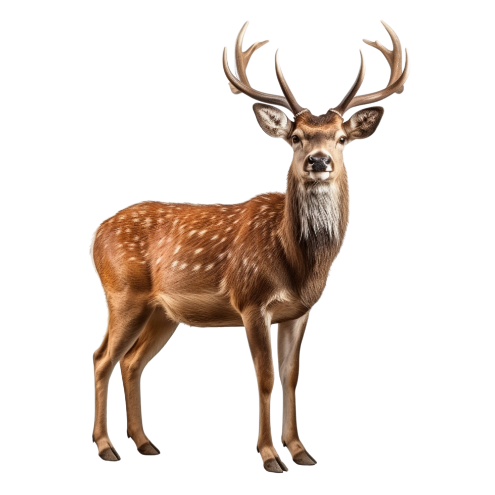AI generated Deer clip art png