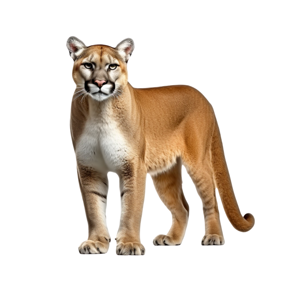 AI generated Cougar clip art png