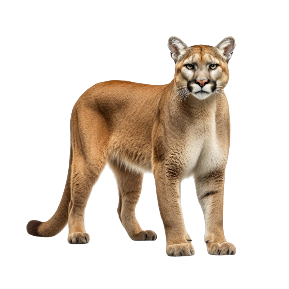 AI generated Cougar clip art png