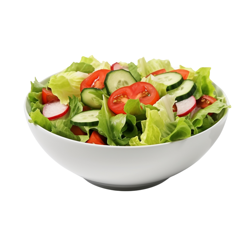 AI generated Vegetables salad clip art png
