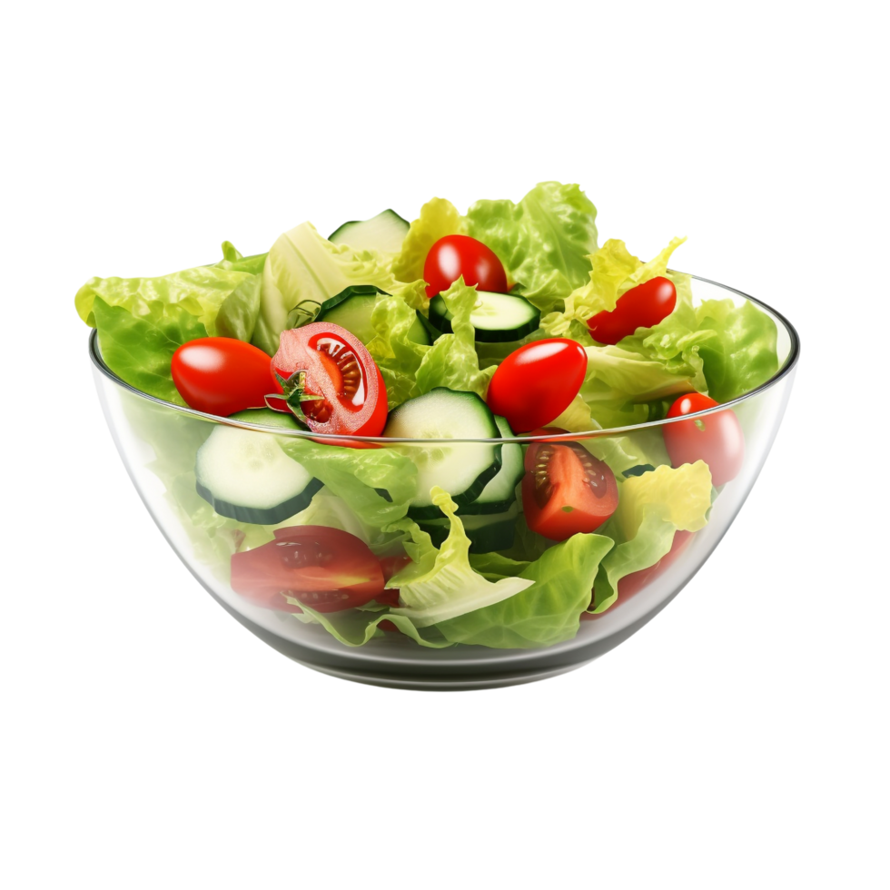 AI generated Vegetables salad clip art png